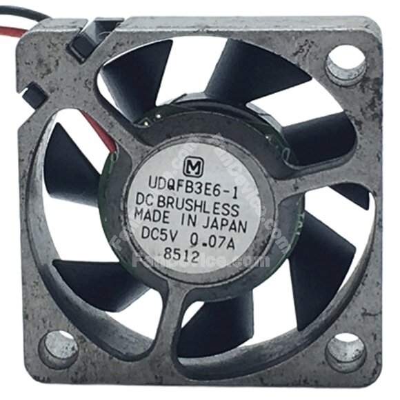 Panasonic UDQFB3E6-1 5V 0.07A 2 Wires DC Brushless Axial Cooling Fan