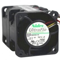 Nidec UltraFlo R40W12BS5AC-55 DC 12V 0.80A 8 Wires Axial Cooling Fan