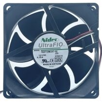 Nidec UltraFlo T80T12MUA7-52 DC 12V 0.19A 3 Wires Axial Cooling Fan