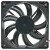 HUI TONG HT-08015S12L 12V 0.12A 2 Wires DC Brushless Axial Cooling Fan