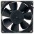 Nidec D08T-12PU DC 12V 0.22Amp 2 Wires Axial Cooling Fan