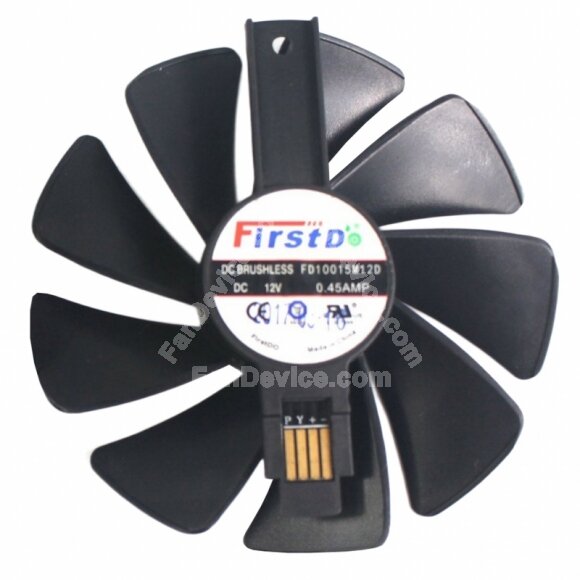 Firstd FD10015M12D 12V 0.45AMP DC Brushless Axial Cooling Fan