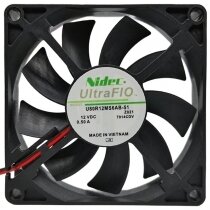Nidec U80R12MS6AB-51 DC 12V 0.50A 2 Wires Axial Fan