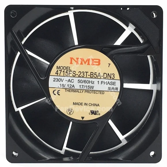 NMB 4715FS-23T-B5A-DN3 230V 0.16/0.12A Thermally Protected Axial Fan
