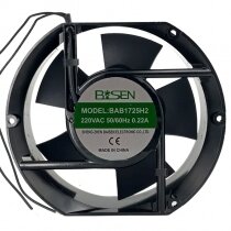 BISEN BAB1725H2 AC 220V 0.22A 2 Wires 17251 Axial Cooling Fan
