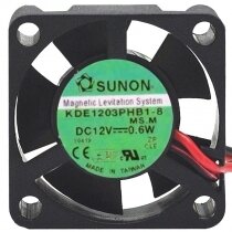 Sunon Maglev KDE1203PHB1-8 DC 12V 0.6W 2 Wires 3010 Axial Cooling Fan