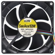 Sanyo Denki 9WP0924F401 DC 24V 0.08A 3 Wires 9225 Axial Cooling Fan