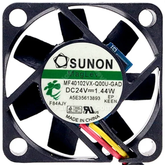 Sunon MF40102VX-Q00U-GAD DC 24V 1.44W 3 Wires Maglev Cooling Fan