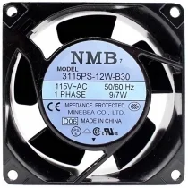 NMB 3115PS-12W-B30 115V 9/7W Impedance Protected 1 PHASE Cooling Fan