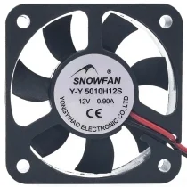 SNOWFAN Y-Y5010H12S DC 12V 0.90A 2 Wires Axial Cooling Fan