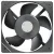 ADDA AK2072HB 200-240V 0.30/0.49A 2 Wires Axial Cooling Fan