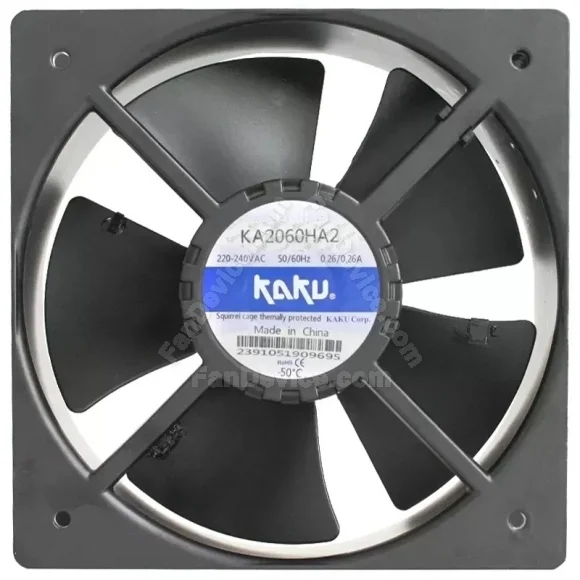KAKU KA2060HA2 220-240V 0.26A Thermally Protected Cooling Fan