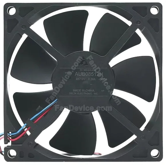 Delta AUB08512H 12V 0.36A 3 / 4 Wires Axial DC Brushless Cooling Fan
