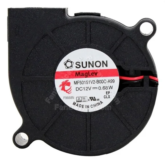 Sunon MF50151V2-B00C-A99 12V 0.68W 2 Wires Maglev Blower Cooling Fan