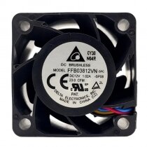 Delta FFB03812VN DC 12V 1.02A 2 Wires / 3 Wires / 4 Wires Axial Cooling Fan