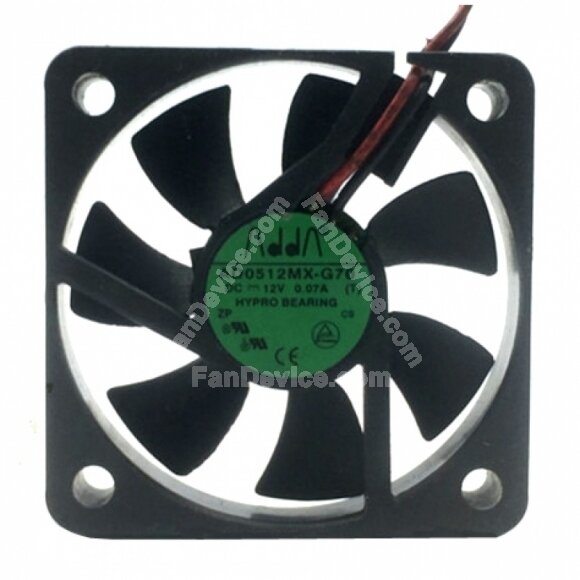 ADDA AD0512MX-G70 DC 12V 0.07A 2 Wires Axial Cooling Fan