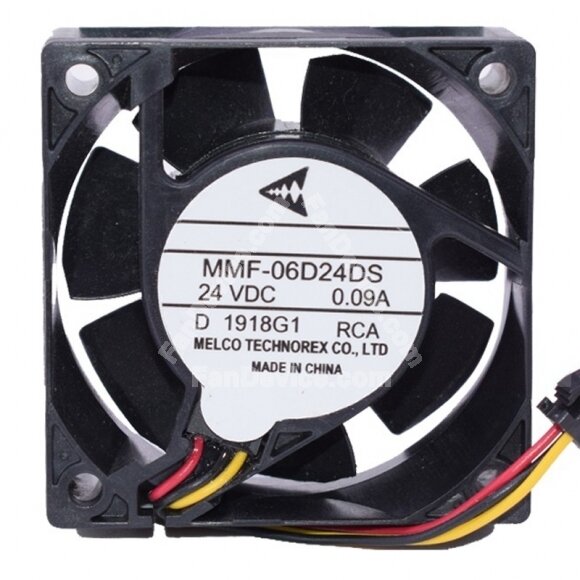 Mitsubishi MMF-06D24DS DC 24V 0.09A 3 Wires Axial Cooling Fan