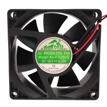AMBEYOND AV-F7025HS DC 18V 0.25A 2 Wires Axial Cooling Fan