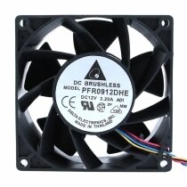 Delta PFR0912DHE DC 12V 3.20A 2 Wires / 3 Wires / 4 Wires Axial Cooling Fan