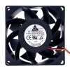 Delta QFR0824GHE DC 24V 0.60A 2 Wires / 3 Wires Axial Cooling Fan