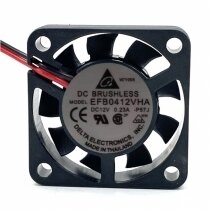 Delta EFB0412VHA DC 12V 0.23A 2 Wires / 3 Wires / 4 Wires Axial Cooling Fan