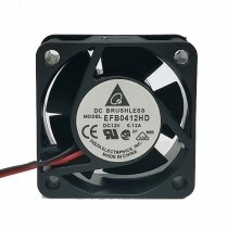 Delta EFB0412HD DC 12V 0.12A 2 Wires / 3 Wires Axial Cooling Fan