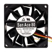 Sanyo Denki San Ace 80 9GV0812K403 DC 12V 0.87A 8025 Axial Cooling Fan