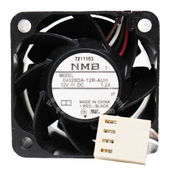 NMB 04028DA-12R-AUH DC 12V 1.2A 4028 Axial Cooling Fan