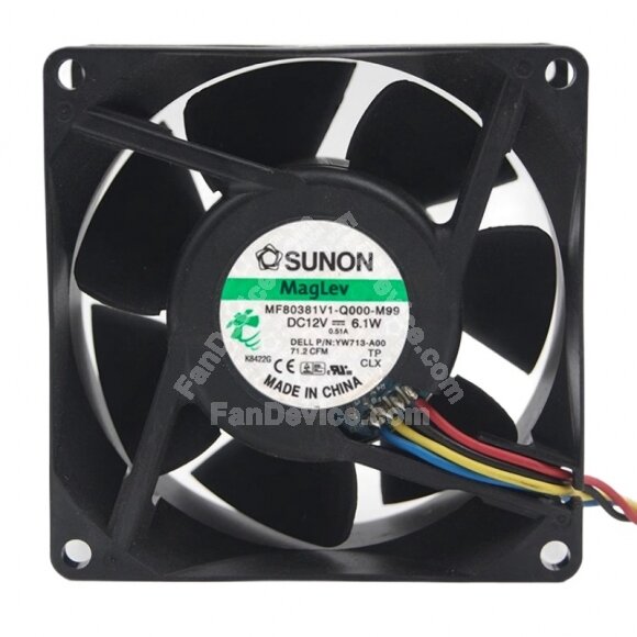 Sunon Maglev MF80381V1-Q000-M99 DC 12V 6.1W 8038 Axial Cooling Fan