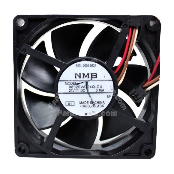NMB 08020VA-24Q-CU DC 24V 0.16A 8020 Axial Cooling Fan