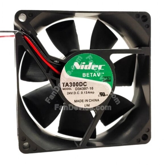 Nidec TA300DC D34397-16 DC 24V 0.13Amp 8025 Axial Cooling Fan
