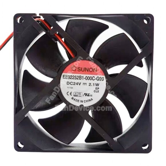 Sunon EE92252B1-000C-G99 DC 24V 2.1W 9225 Axial Cooling Fan