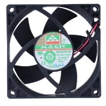 MAGIC Protechnic MGA8012HR-A25 DC 12V 0.24A 2 Wires Axial Cooling Fan