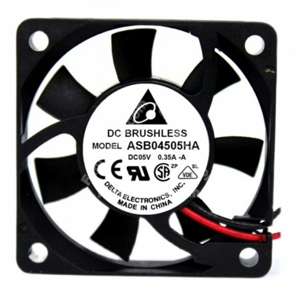 Delta ASB04505HA DC 5V 0.35A 2 Wires Axial Cooling Fan