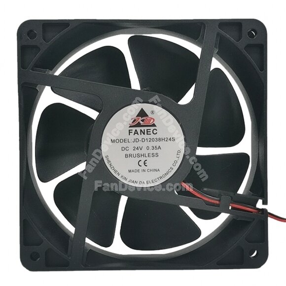 JD FANEC JD-D12038H24S DC 24V 0.35A 12038 Axial Brushless Cooling Fan
