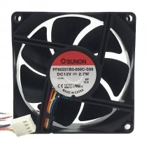 Sunon PF80251B3-000C-S99 DC 12V 2.7W 8025 Axial Cooling Fan
