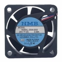NMB 1606KL-05W-B50 DC 24V 0.08A 2 Wires / 3 Wires Axial Cooling Fan