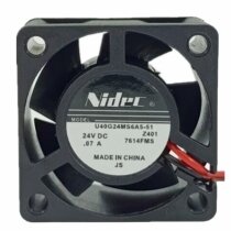 Nidec U40G24MS6A5-51 DC 24V 0.07A 4020 Axial Cooling Fan