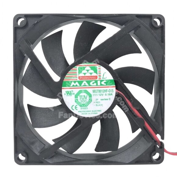MAGIC MGT8012HF-O15 DC 12V 0.18A 8015 Axial Cooling Fan