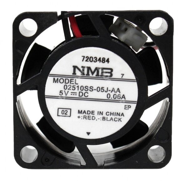 NMB 02510SS-05J-AA DC 5V 0.06A 2510 Axial Cooling Fan