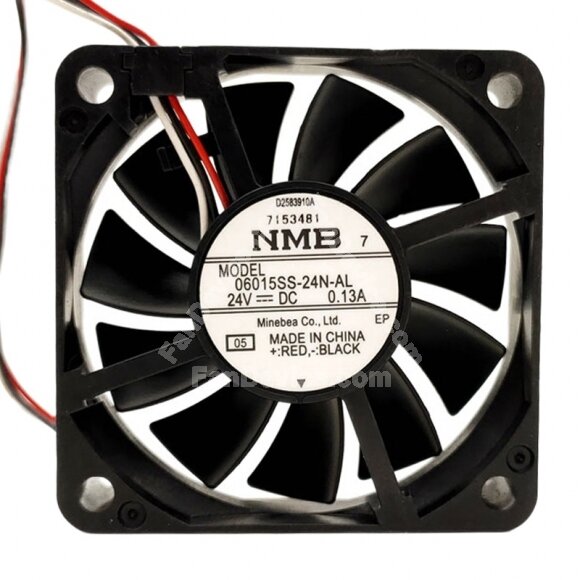 NMB 06015SS-24N-AL DC 24V 0.13A 6015 Axial Cooling Fan