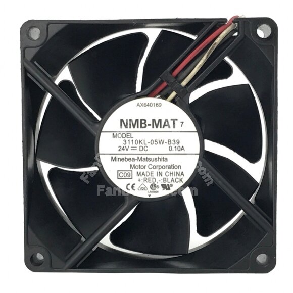 NMB-MAT 3110KL-05W-B39 DC 24V 0.10A 8025 Axial Cooling Fan