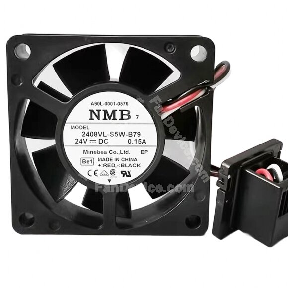 NMB 2408VL-S5W-B79 DC 24V 0.15A 6020 Axial Cooling Fan