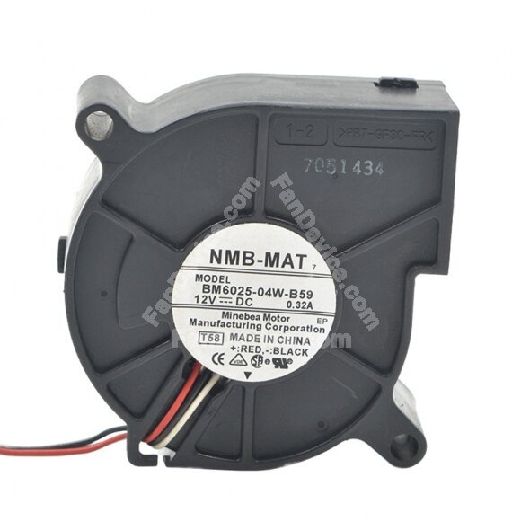 NMB-MAT BM6025-04W-B59 DC 12V 0.32A 6025 Blower Cooling Fan