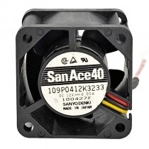 Sanyo Denki San Ace 40 109P0412K3233 DC 12V 0.55A 4028 Axial Cooling Fan