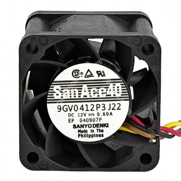 Sanyo Denki San Ace 40 9GV0412P3J22 DC 12V 0.60A 4028 Axial Cooling Fan