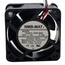 NMB-MAT 1608VL-05W-B69 A90L-0001-0566#A DC 24V 0.13A 4020 Axial Cooling Fan