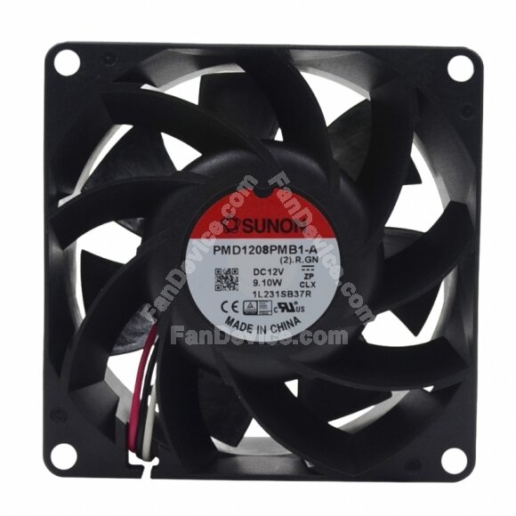 Sunon PMD1208PMB1-A DC 12V 9.10W 8038 Axial Cooling Fan
