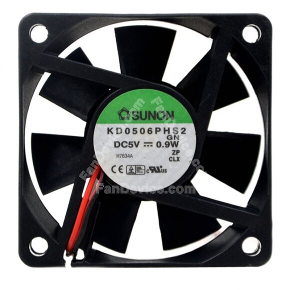 Sunon KD0506PHS2 DC 5V 0.9W 6015 Axial Cooling Fan