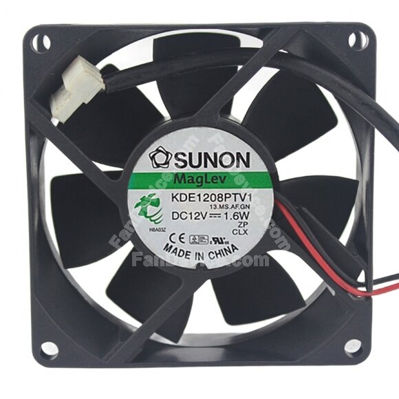 Sunon Maglev KDE1208PTV1 DC 12V 1.6W 8025 Axial Cooling Fan